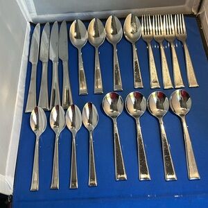 vintage sola switzerland flatware lot Of 20 Serving For 4